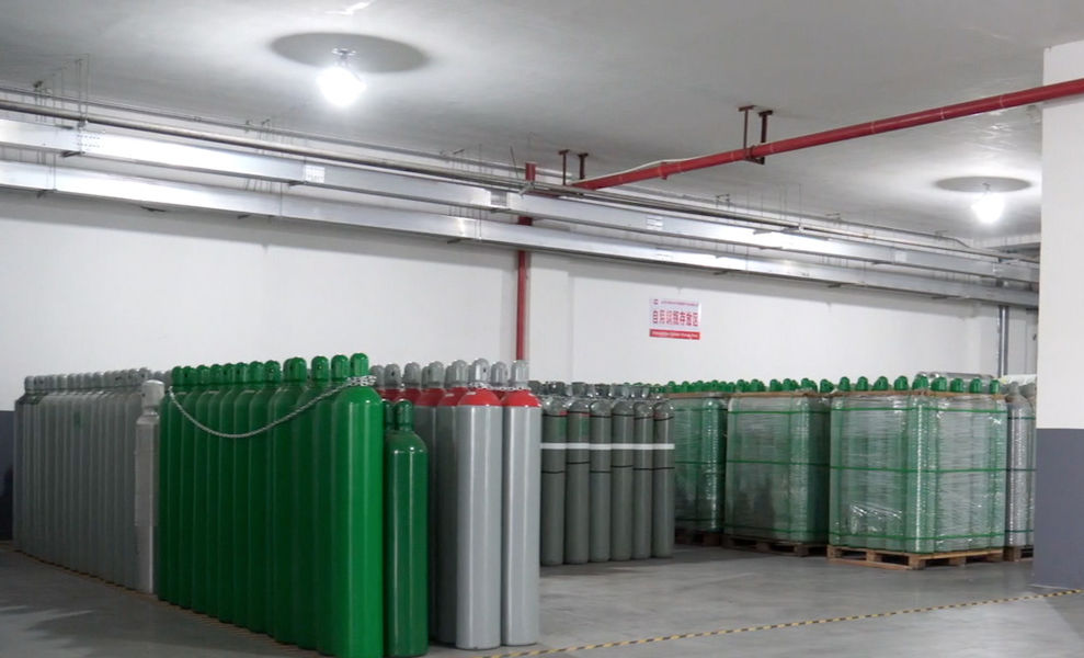 Yueyang Kaimeite Electronic Specialty Rare Gases Co., Ltd สายการผลิตผู้ผลิต